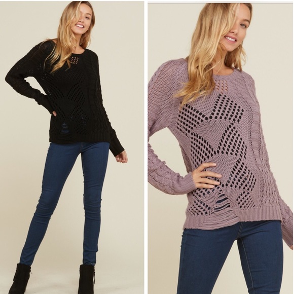 Sweaters - Crochet Pattern Pullover Sweater